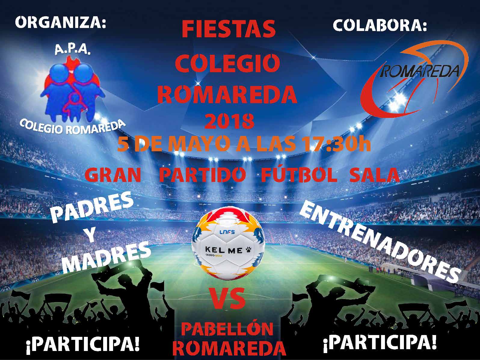 Cartel futbol PADRES ENTRENADORES 2